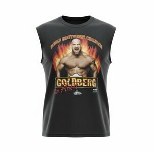 Bill Goldberg Vintage 1998 WCW‎ Wrestling Graphic T-Shirt Size Large W/ Tags